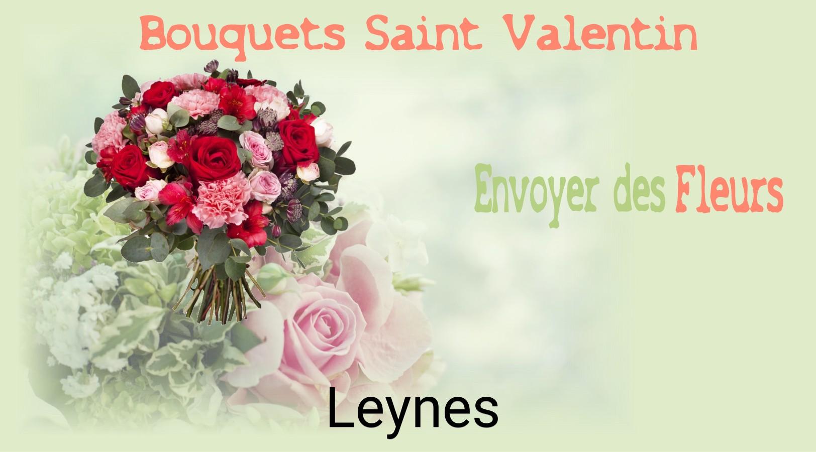 Roses de Saint-Valentin livrées à Leynes